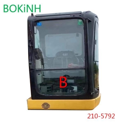 O táxi Front Down Positon B de Glass Replacement CATERPILLAR 210-5792 da máquina escavadora do OEM moderou o para-brisa