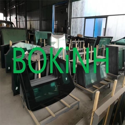 máquina escavadora Cab Window Tempered de 71M8-01441 HYUNDAI Front Glass Lower Position B