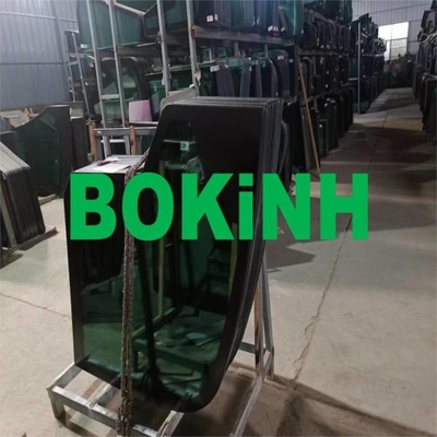 Máquina escavadora Cab Window Tempered de 71EH-10860 HYUNDAI Front Glass Down Position B