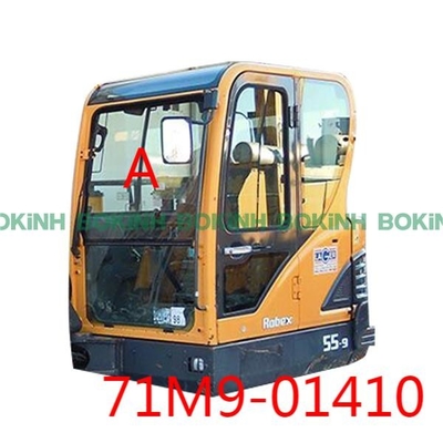 a janela superior da posição A de Front Glass Replacement da máquina escavadora de 71M9-01410 HYUNDAI moderou